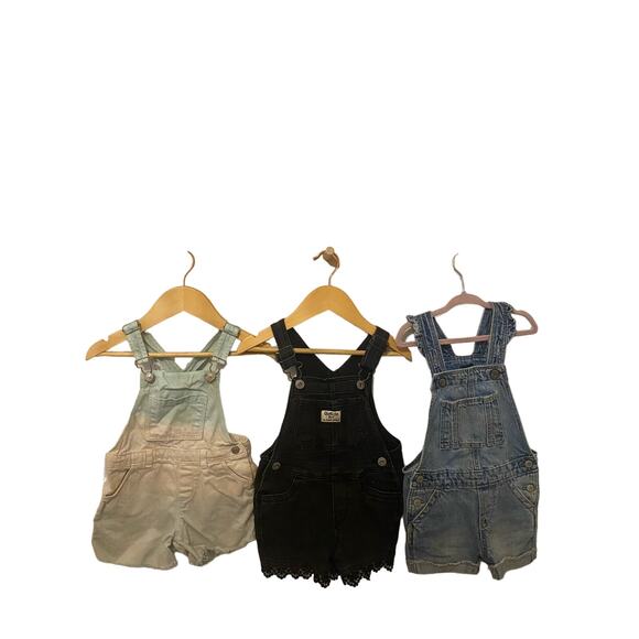 Zara Gap Denim Overall Bundle  2T - Picture 1 of 4